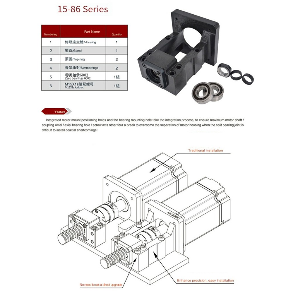 Efficient Steel Bracket for Stepper Motors Supports 86mm and 57mm Shaft Fixing - Picture 22 of 23