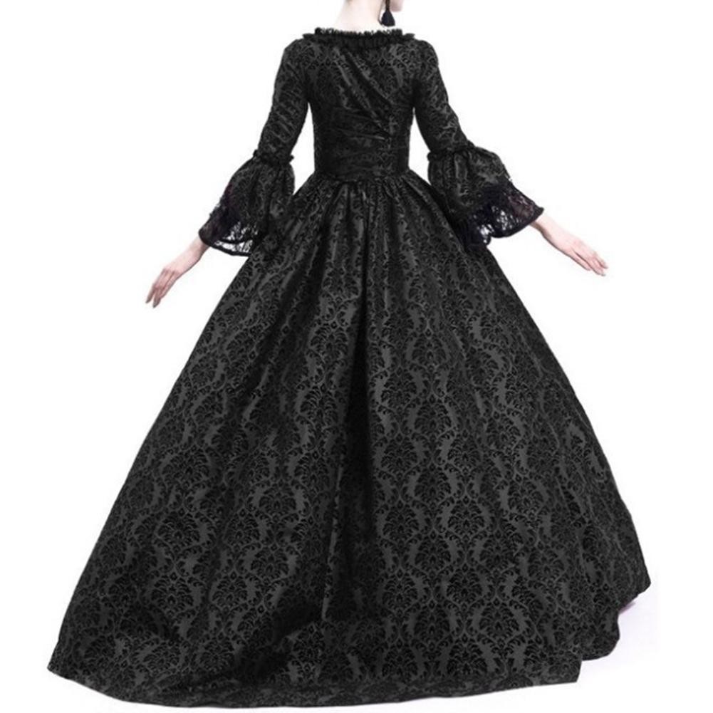 Sophisticated Lace Bell Sleeve Dress for Women Vintage Style for Autumn - Picture 19 of 21