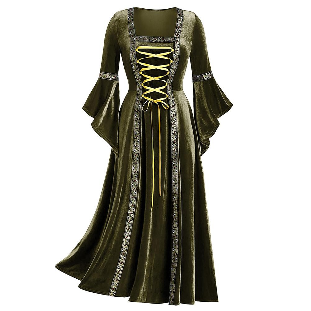 Women Gothic Renaissance Witch Costume for Themed Parties and Cosplay Events - Picture 13 of 16