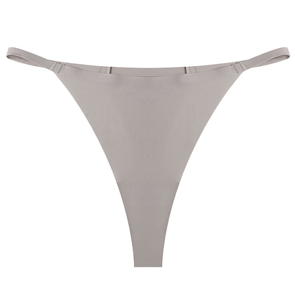 Comfortable Low Waist Thong Underwear for Women Made with Ice Silk Material - Picture 16 of 52