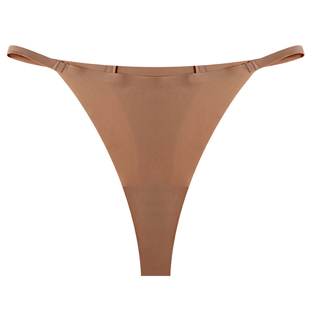 Comfortable Low Waist Thong Underwear for Women Made with Ice Silk Material - Picture 15 of 52