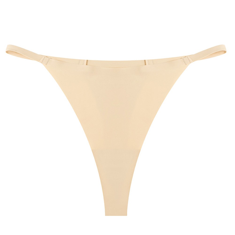 Comfortable Low Waist Thong Underwear for Women Made with Ice Silk Material - Picture 20 of 52