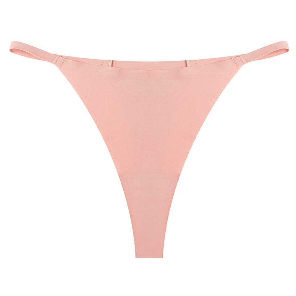 Comfortable Low Waist Thong Underwear for Women Made with Ice Silk Material - Picture 18 of 52