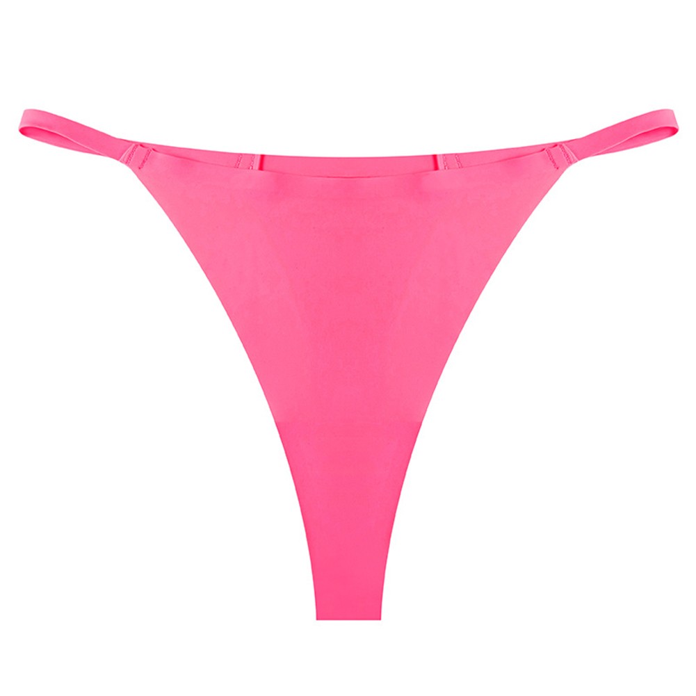 Comfortable Low Waist Thong Underwear for Women Made with Ice Silk Material - Picture 13 of 52