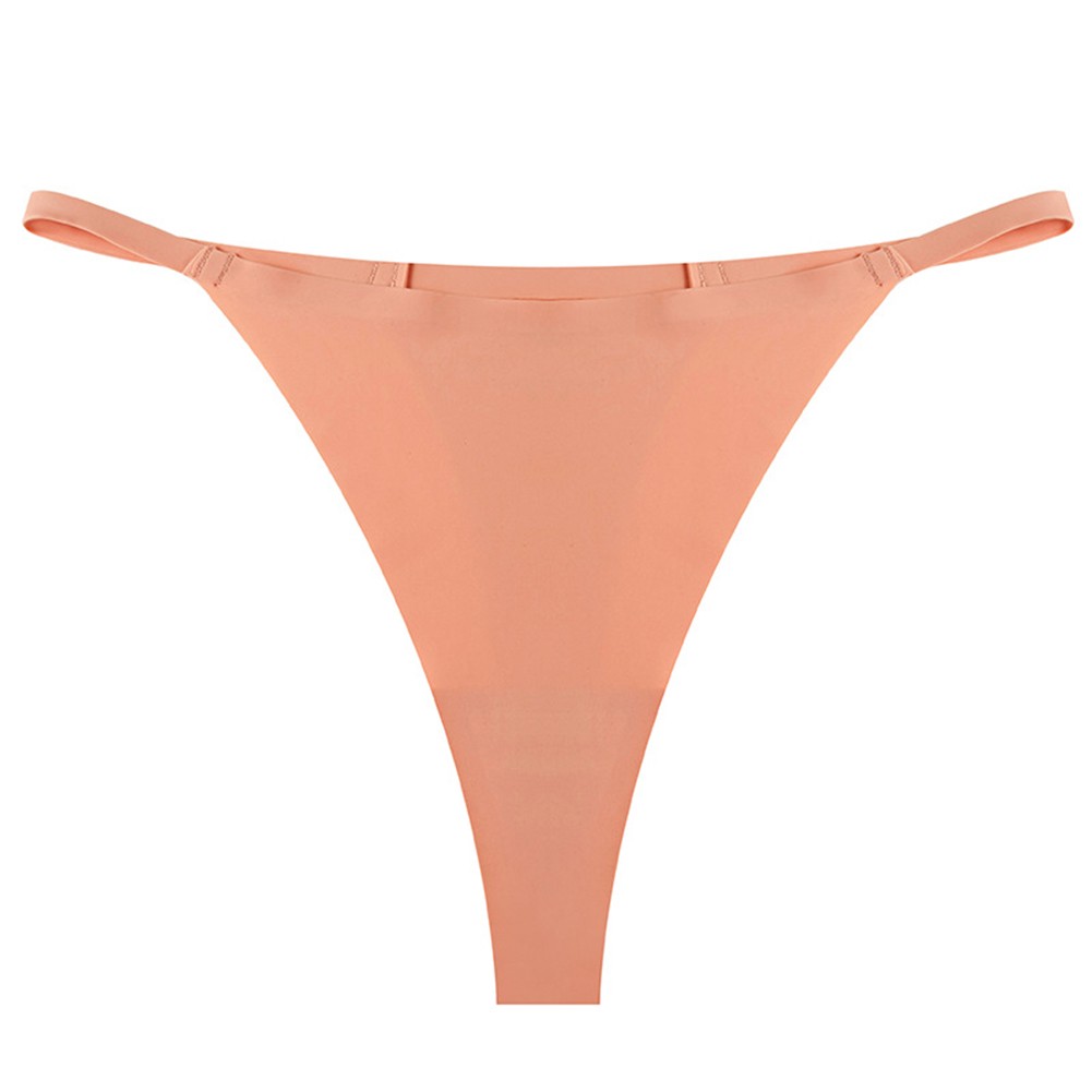 Comfortable Low Waist Thong Underwear for Women Made with Ice Silk Material - Picture 14 of 52