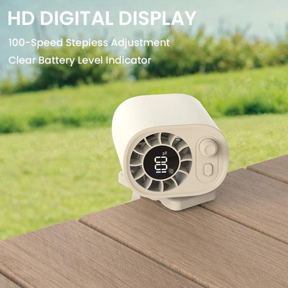 Clip-On Fan Office Use Picnics Brushless Technology Energy Efficient Design - Afbeelding 18 van 18