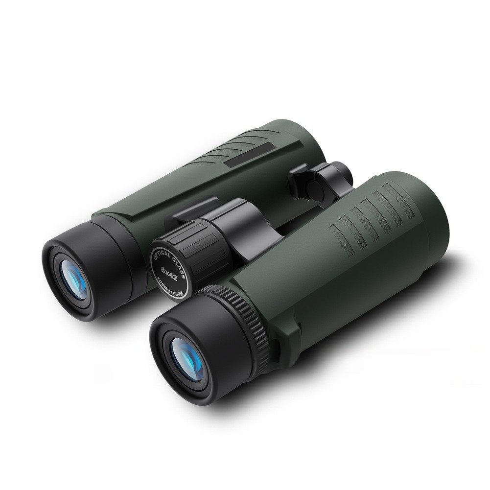 10×42 Binoculars for Bird Watching Hiking Camping with For BAK4 Wide View
