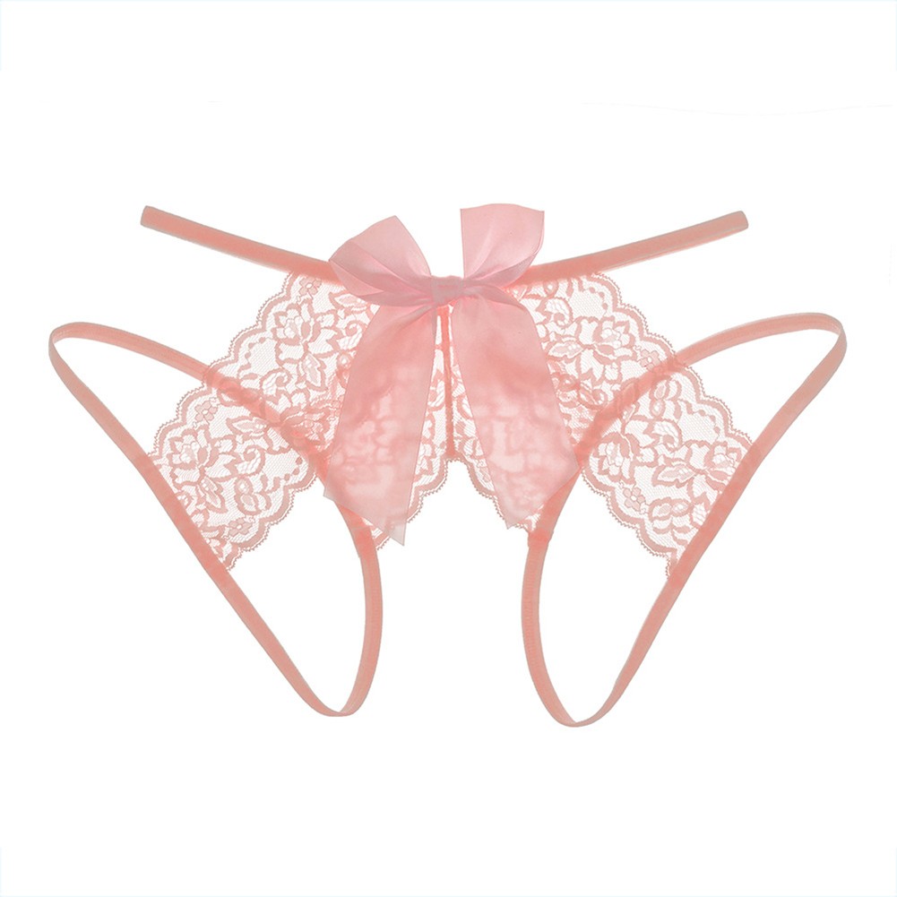 Sexy Damen-Spitzenunterwäsche abreißbare offene Hose weiches Nylon Elasthan Stretchstoff - Bild 18 von 19