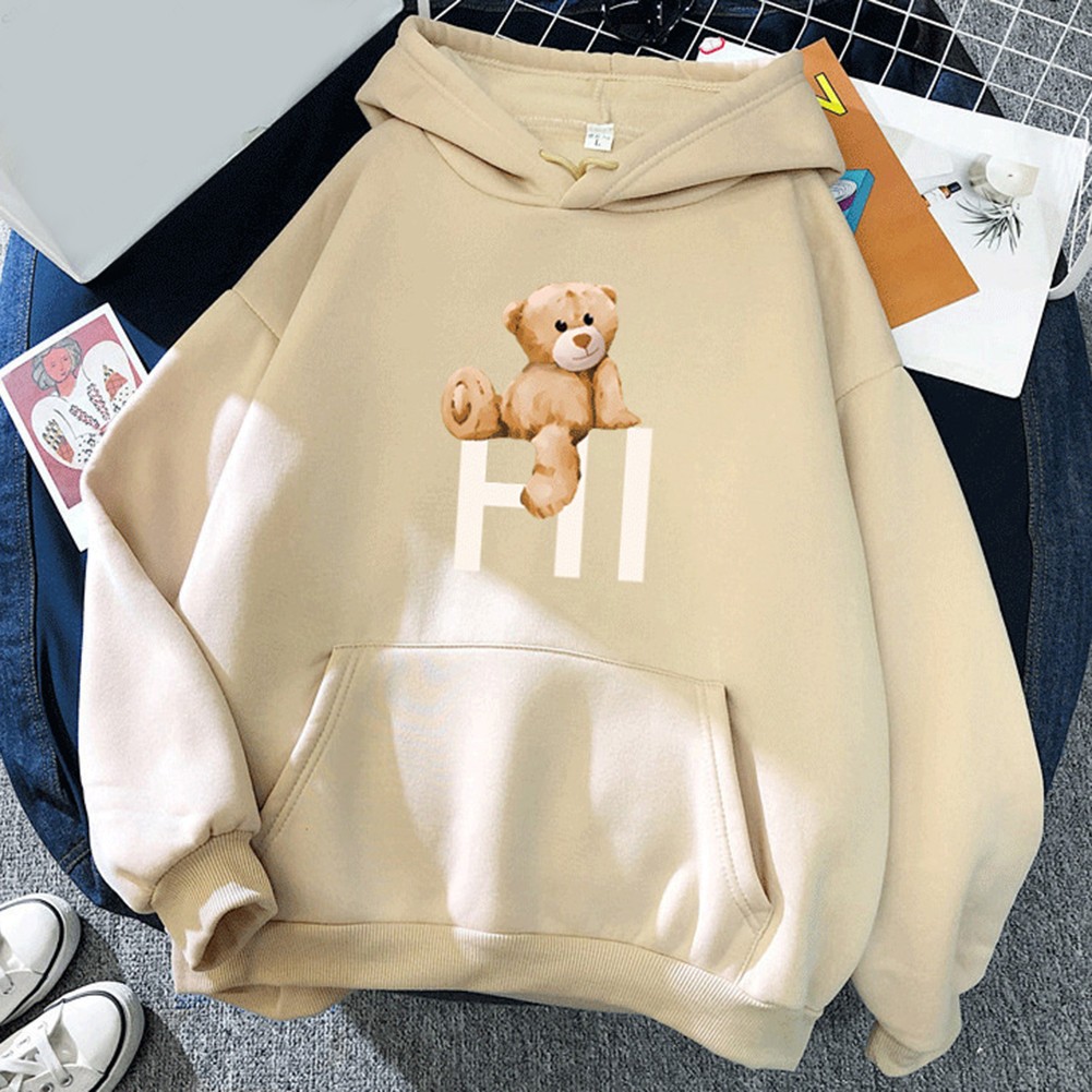 Printed Long Sleeve Sports Hoodie for Women Suitable for Vacation and Club Wear - Picture 12 of 65
