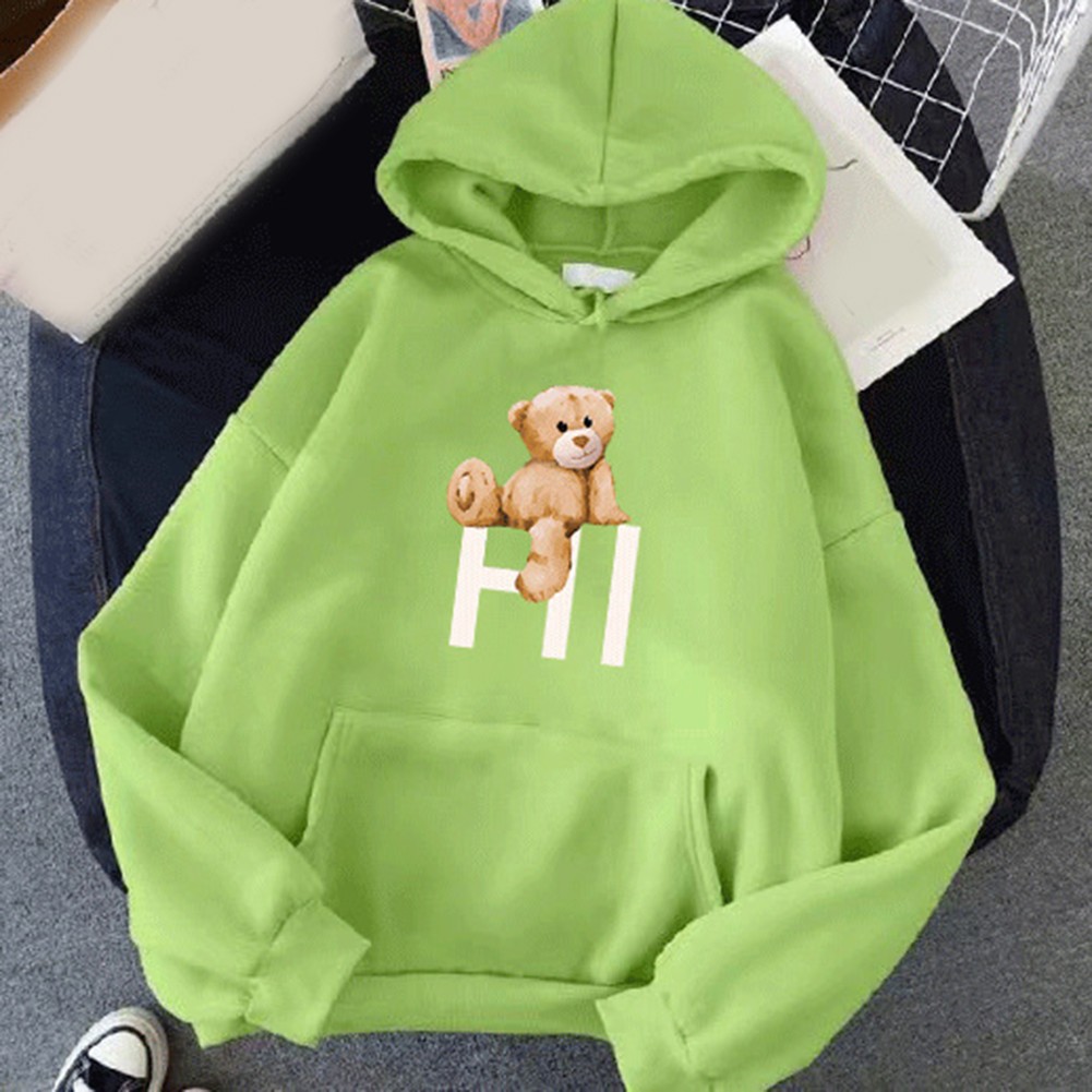 Printed Long Sleeve Sports Hoodie for Women Suitable for Vacation and Club Wear - Picture 14 of 65