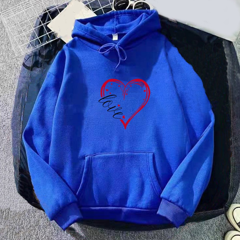 Sudadera con Capucha Estampada Manga Larga Damas Moda Deportes Hiphop Estilo Retro - Imagen 8 de 13