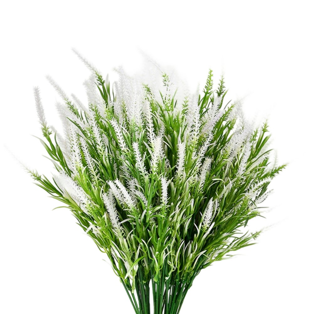 Realistic Faux Monkey Grass 12 Bundles Artificial Greenery for Outdoor Yard - Picture 13 of 21