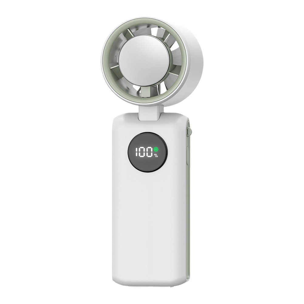 6000Mah Handheld Turbo Fan USB Rechargeable Adjustable Angle for Outdoor Use