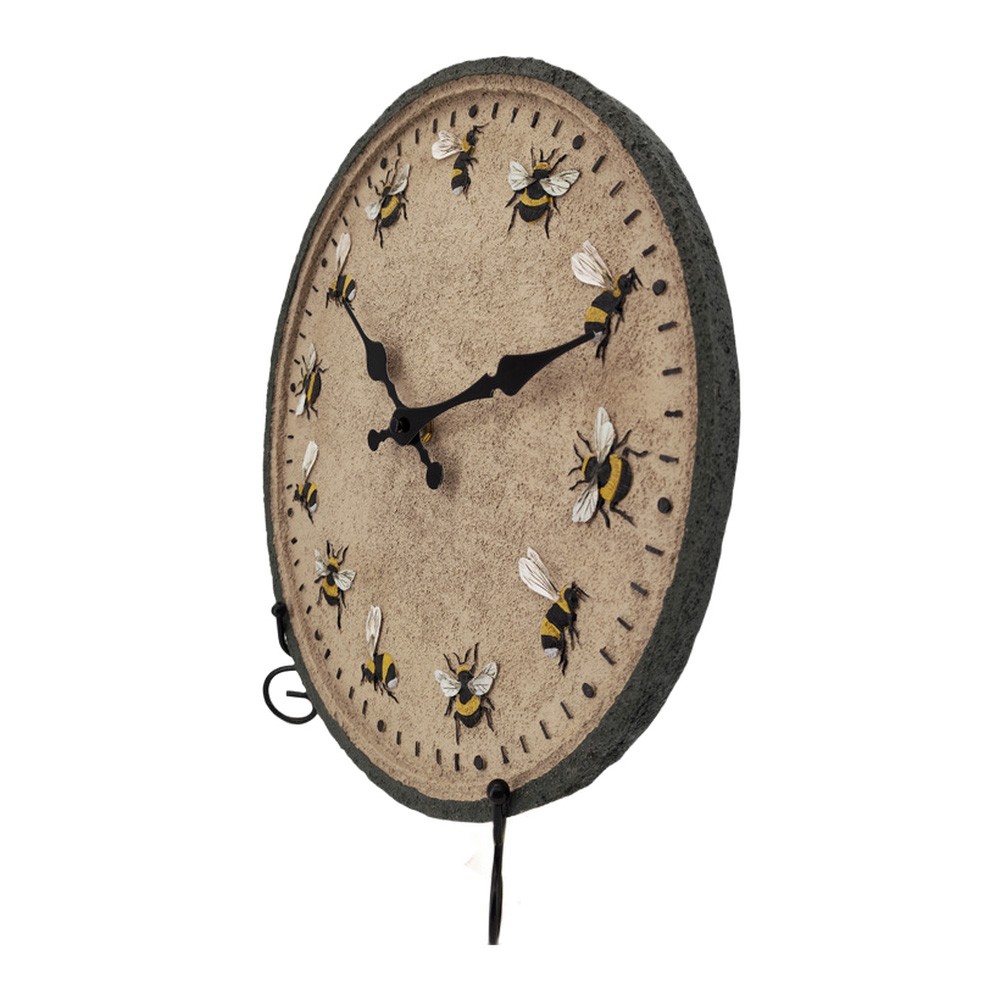 Outdoor Timer Outdoor Clock Bee Pattern Elegant Aesthetics Functional Design - Picture 16 of 20