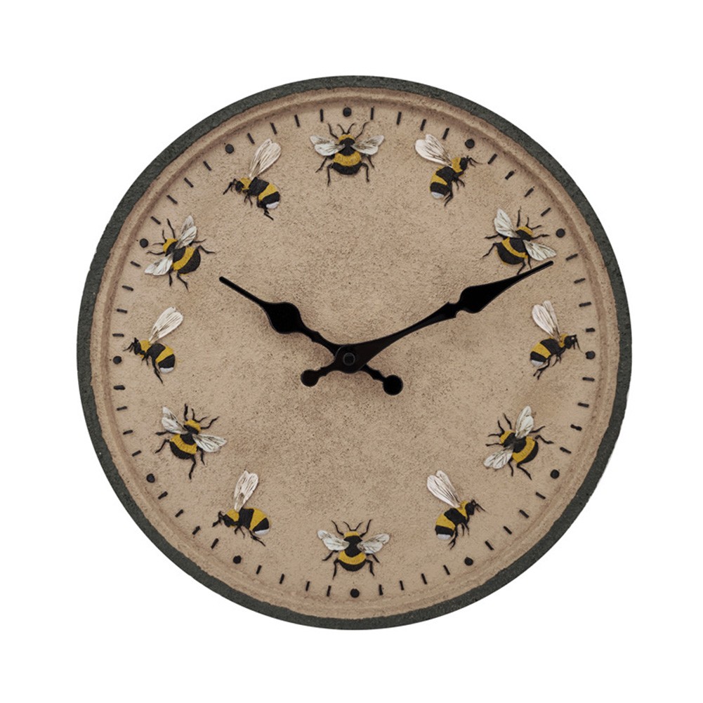 Outdoor Timer Outdoor Clock Bee Pattern Elegant Aesthetics Functional Design - Picture 13 of 20