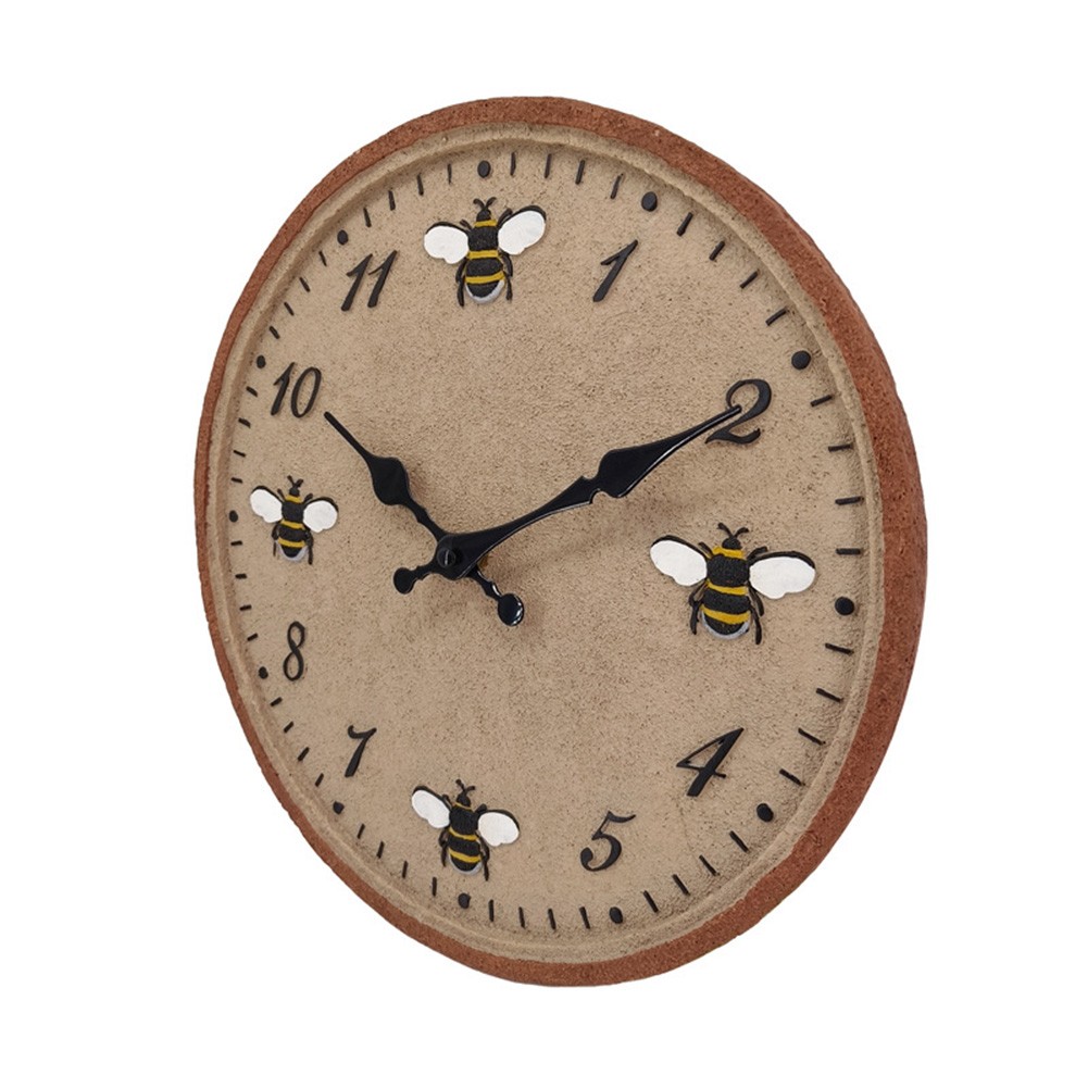 Outdoor Timer Outdoor Clock Bee Pattern Elegant Aesthetics Functional Design - Picture 20 of 20