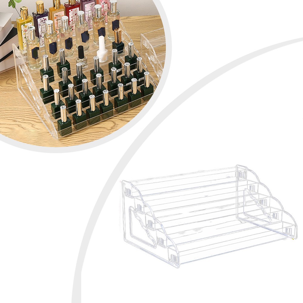 4 Tier Acrylic Display Riser for Organizing Makeup For Perfume and Desserts - Picture 16 of 20