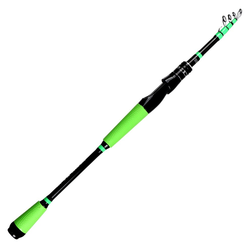 Medium Heavy Telescopic Fishing Rod Portable Compact for Bass Pike 18m