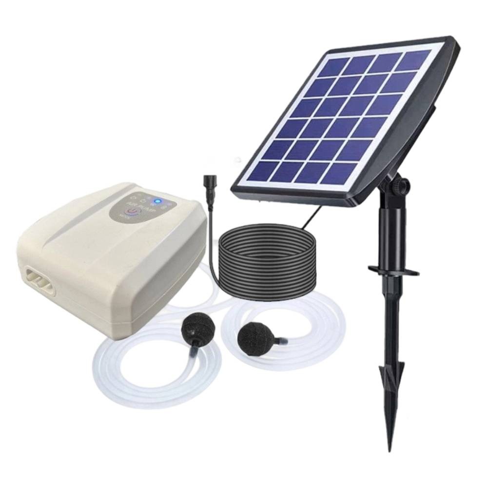 Solar 3W Oxygen Pump for Outdoor Fish Ponds with Quiet Operation Feature