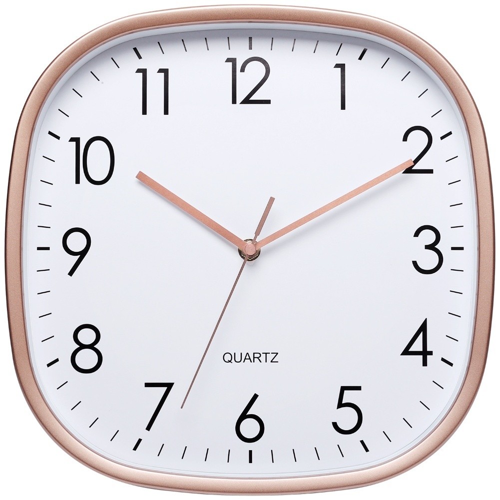 Large Display 12 Inch Wall Clock Battery Operated Round Clock for Home or Work