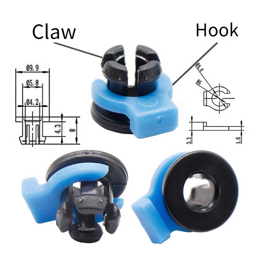 Embedded Clamp for 4MM Tubing For 3D Printer Accessories Extruder Head - Zdjęcie 18 z 22