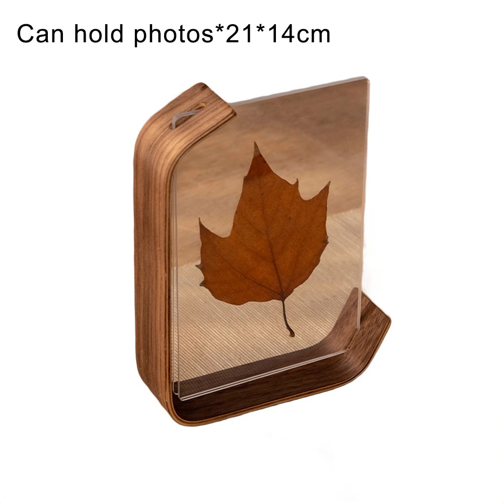Double Sided Acrylic Photo Frame for 10x15cm 14x21cm Photos with Clear Design - Picture 18 of 19