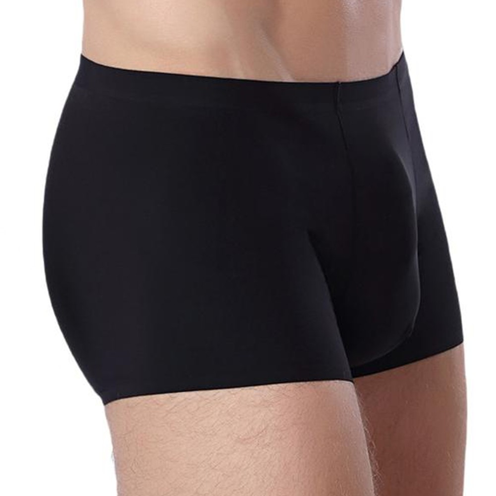 Comfort Fit Men's Seamless Underwear Boxer Briefs with Breathable Pouch Trunks - Picture 14 of 16