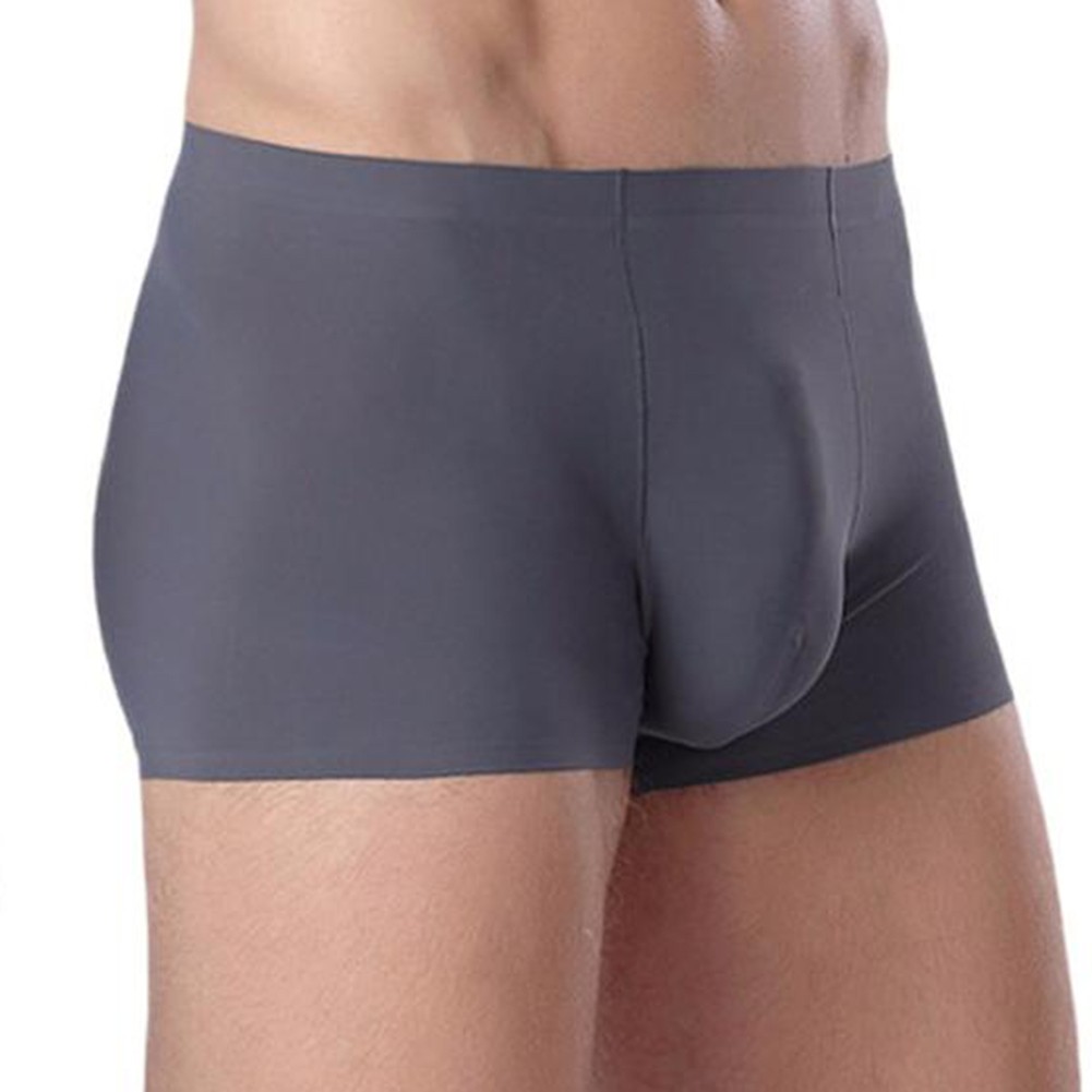 Comfort Fit Men's Seamless Underwear Boxer Briefs with Breathable Pouch Trunks - Picture 16 of 16