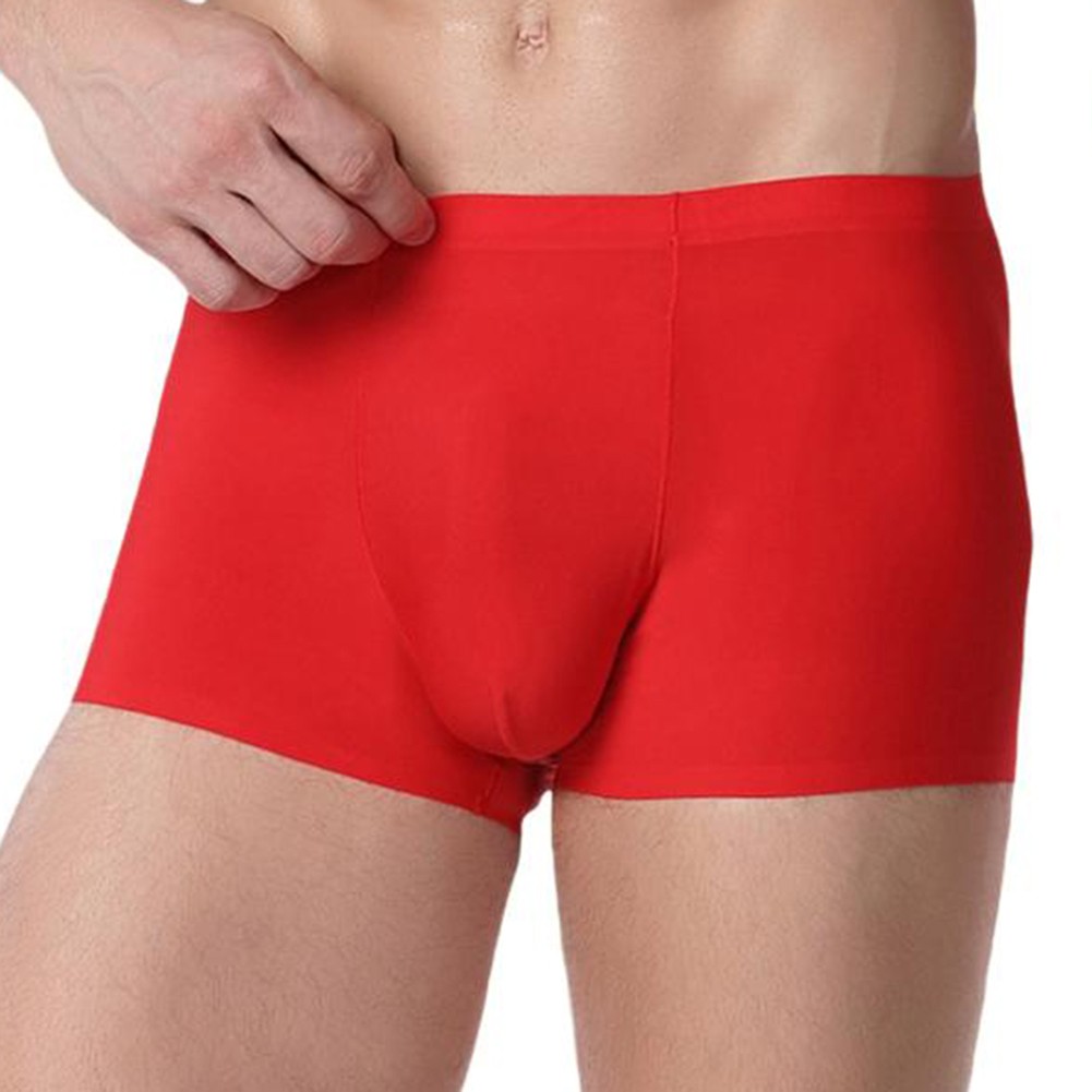 Comfort Fit Men's Seamless Underwear Boxer Briefs with Breathable Pouch Trunks - Picture 10 of 16