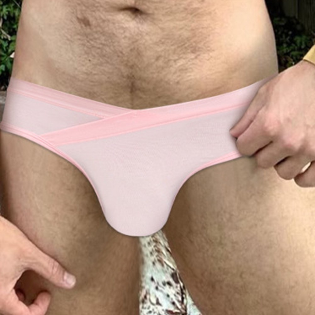Comfortable Men Low Waist Underpants Breathable Briefs with Soft Pouch Design - Picture 31 of 31