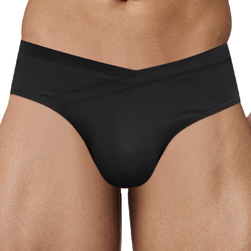 Comfortable Men Low Waist Underpants Breathable Briefs with Soft Pouch Design - Picture 24 of 31
