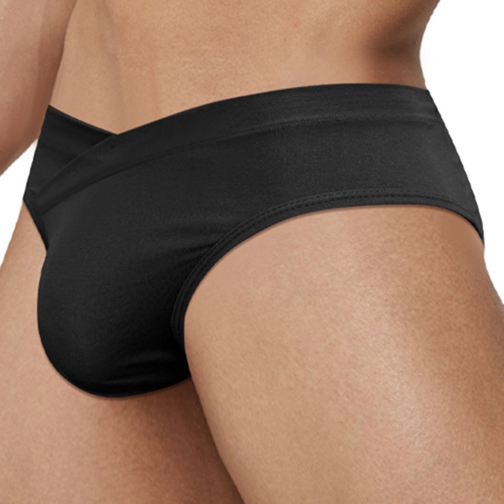 Comfortable Men Low Waist Underpants Breathable Briefs with Soft Pouch Design - Picture 23 of 31
