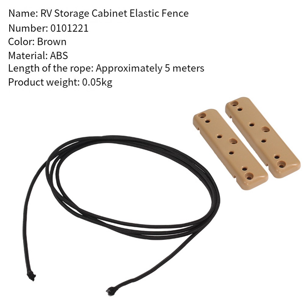 Cabinet Cargo Net Storage Rack for RV Trailers ABS Anti Falling Design