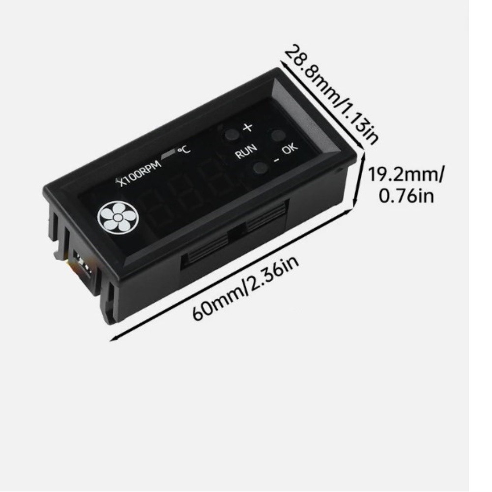 DC12V For PWM Fan Controller with 3P Connector and Multiple Probe Lengths - Picture 19 of 37