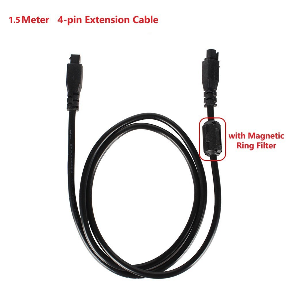 4Pin Extension Cable 1 Meter Length Cable Electromagnetic Interference Shielding - Zdjęcie 14 z 15