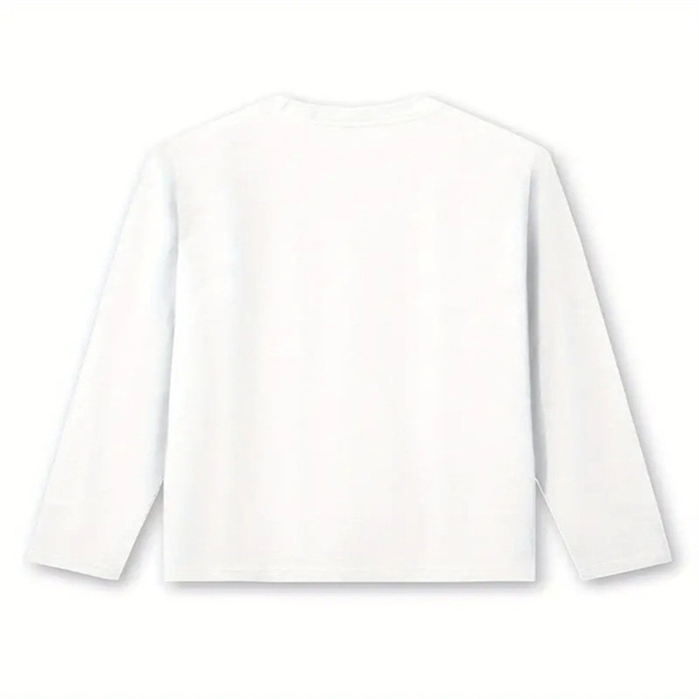 Women Casual Long Sleeve Roman Print T Shirt Round Neck Soft Breathable Fabric - Picture 23 of 84