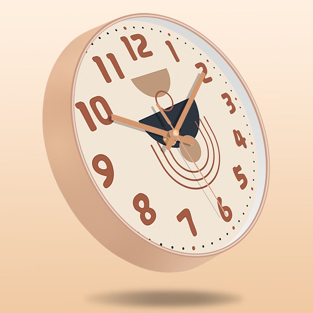 Silent Quartz Clock Accurate Timekeeping Elegant Design No Drilling Required