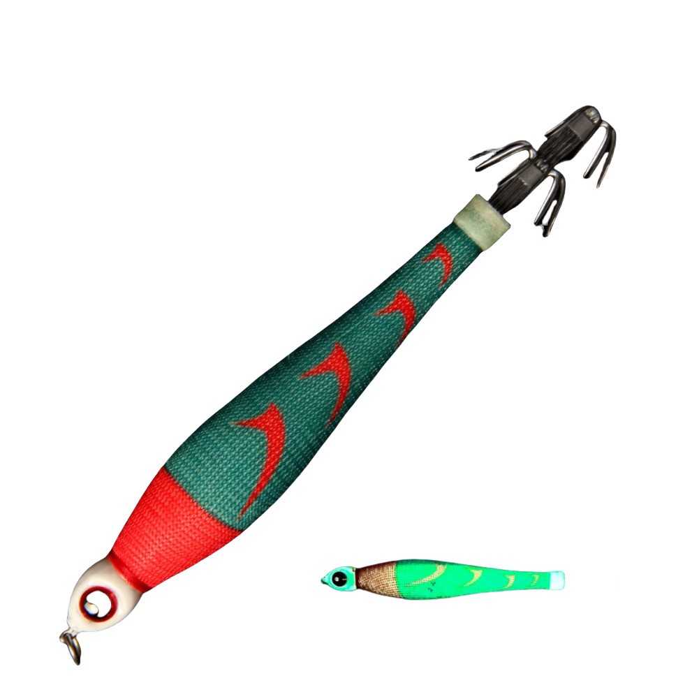 Squid Fishing Lure Luminous Design with Multiple Sizes for Saltwater Use