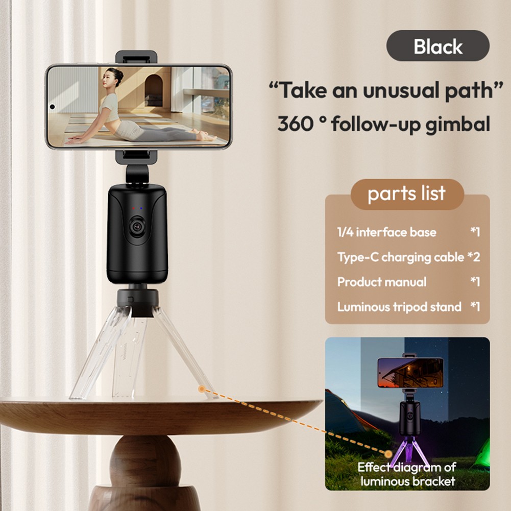 Cardan téléphone compact YT20 avec suivi automatique intelligent pour Live et - Photo 15 sur 15