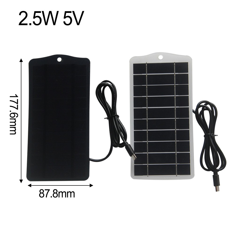 Efficient 25W 5V Solar Panel Charger for Mobile Phones with For TYPE C Output