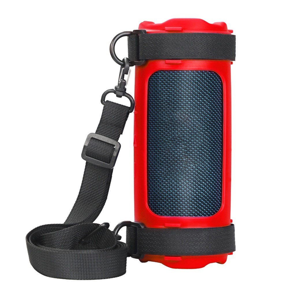 Per JBL Flip 7 Cover in Silicone con Design Protettivo Antigoccia e Cinghie - Picture 15 of 17