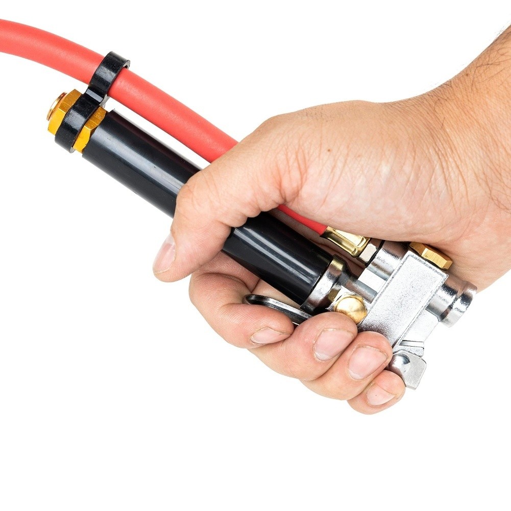 Heavy Duty Tire Pressure Gauge Dual Head 10120 PSI 14 Inch NPT for RV and SUVs - Picture 15 of 22