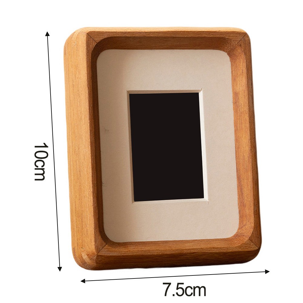 Beech Wood Photo Frame For Home Office Display Wall Mount And Tabletop