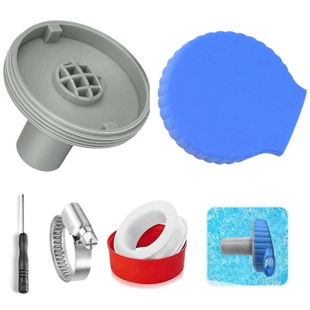 32mm Pool Inlet Nozzle Kit with Filter Connection and Installation Accessories
