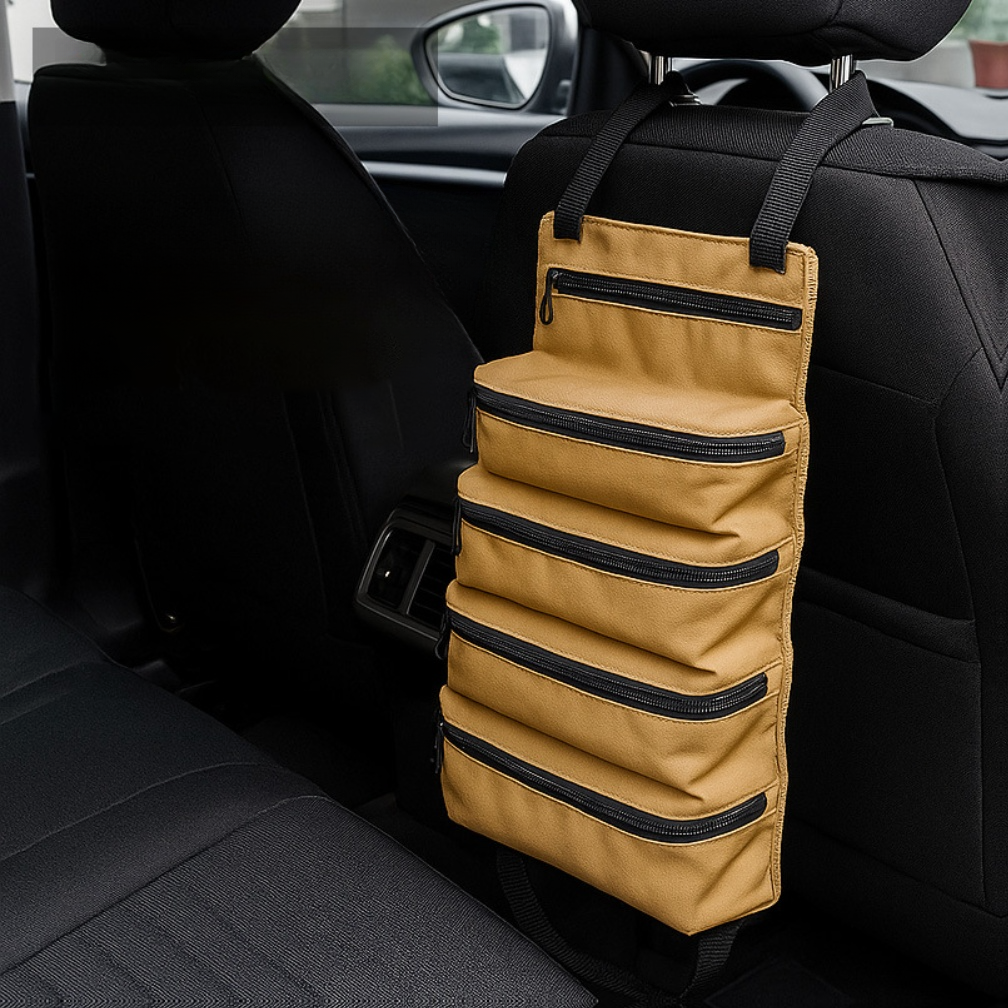 Roll Up Tool Organizer Bag Compact Design with Safety Buckle and Handles - Picture 17 of 18