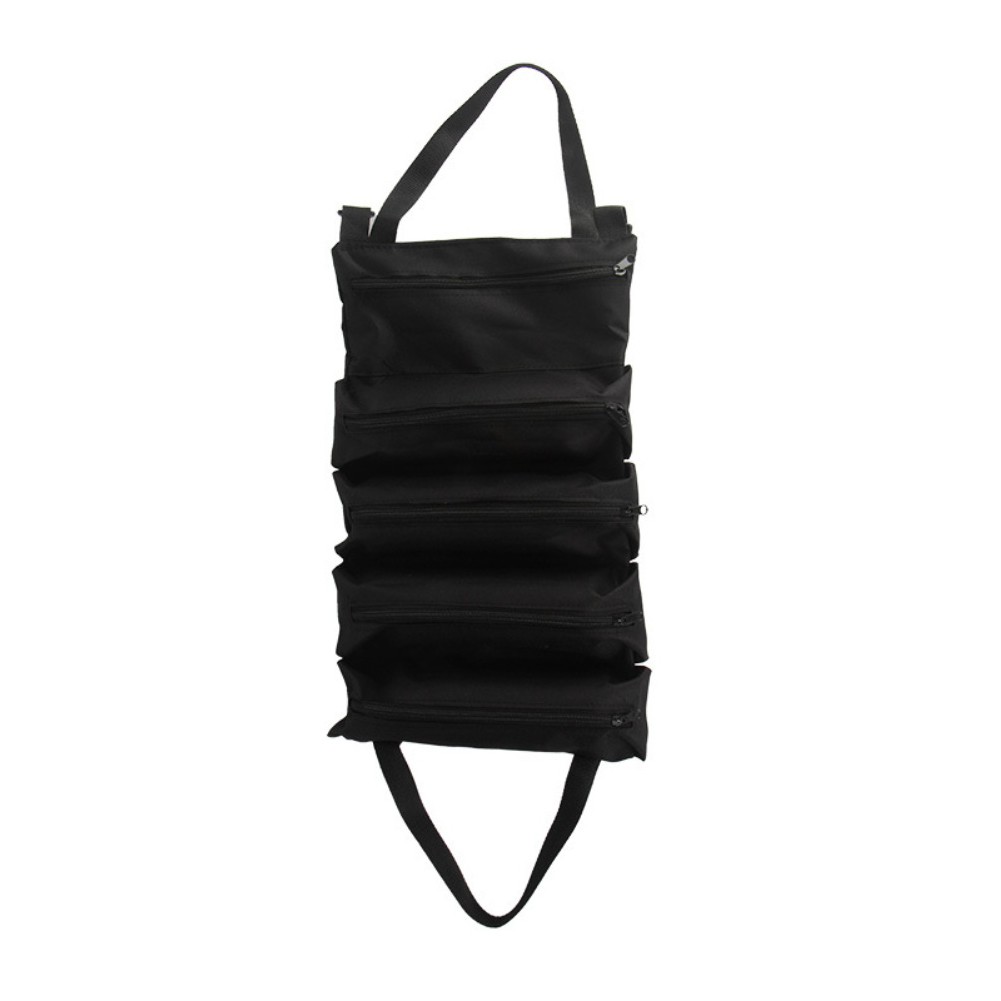 Roll Up Tool Organizer Bag Compact Design with Safety Buckle and Handles - Picture 11 of 18