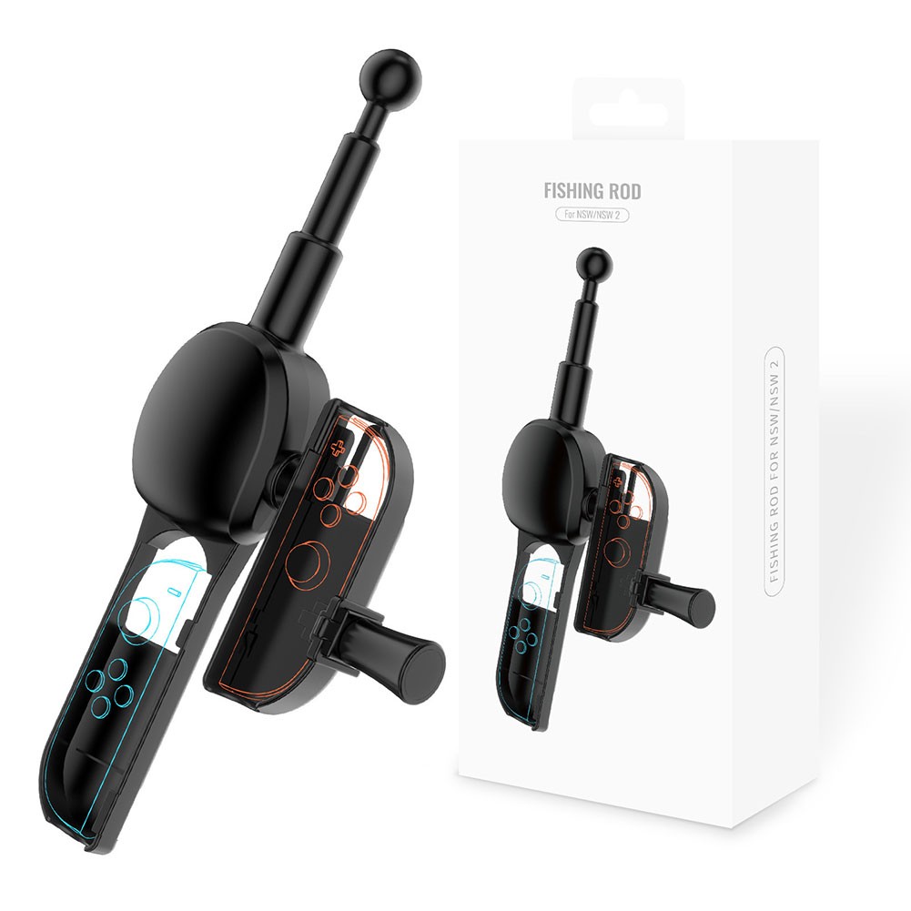 Realistic Handle Fishing Rod Grip for Nintendo Switch2 Gaming Controller - Picture 14 of 14