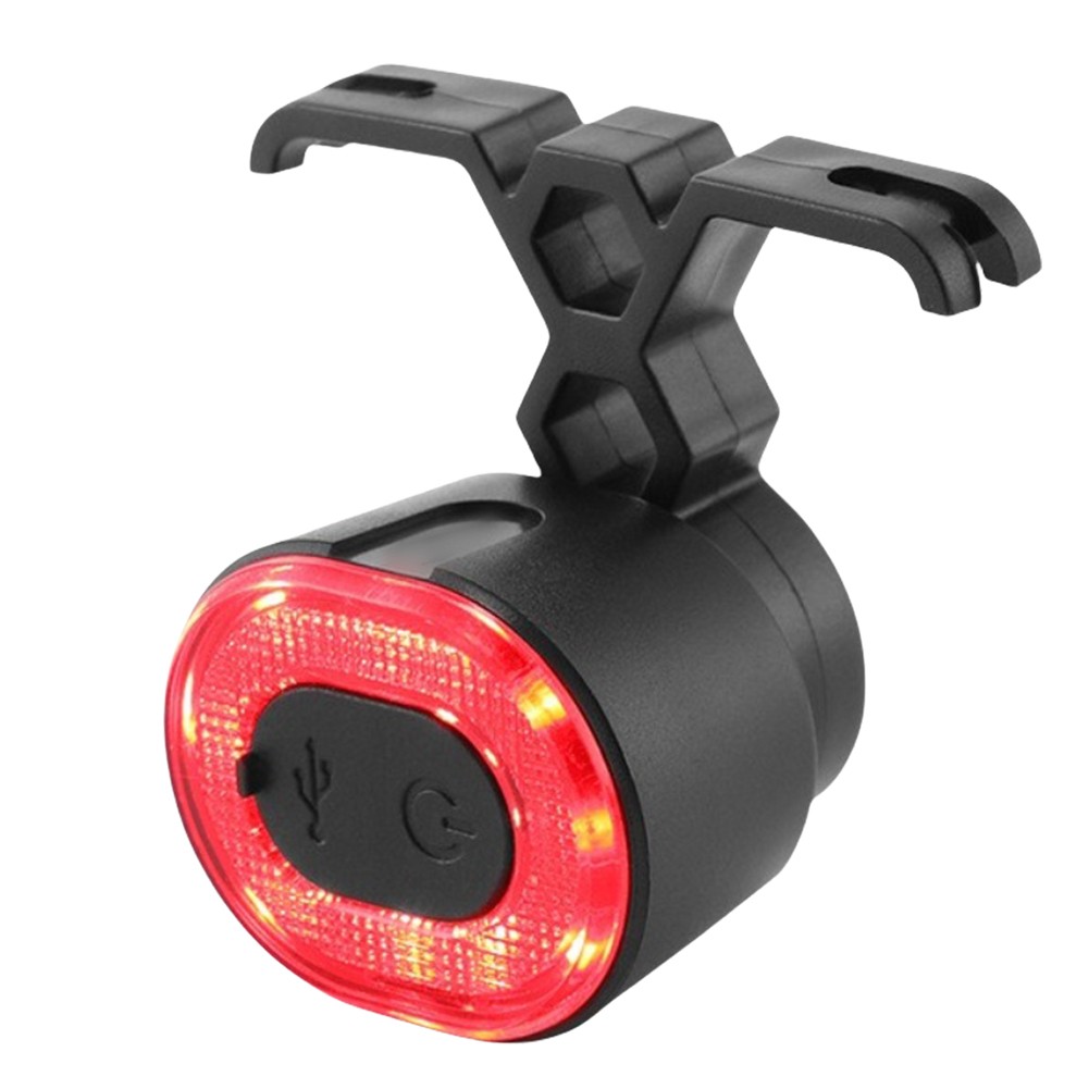 LED Bike Rear Light Brake Taillight with Dual Mounts and Portable Design
