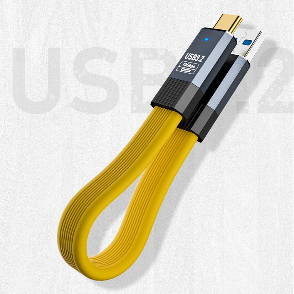 High Speed USB 3 2 Data Cable 10Gbps for Phones For Laptops USB C to USB A 20cm