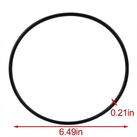 Pool Pump Filter Cover Gasket Rubber Seal Compatible with P61733 P6025 Models